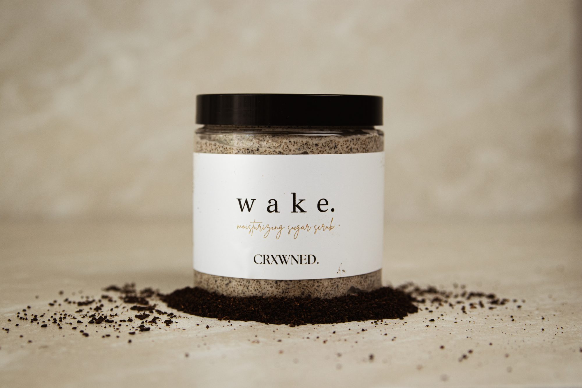 wake. moisturizing sugar scrub by CRXWNED